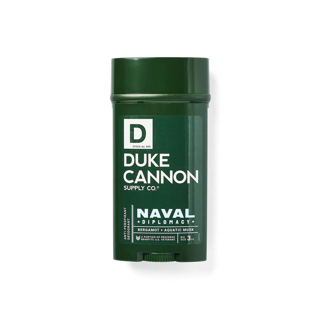 Duke Cannon Antiperspirant Deodorant - Naval Diplomacy - Bergamot & Aquatic Musk - ArchieSoul Men