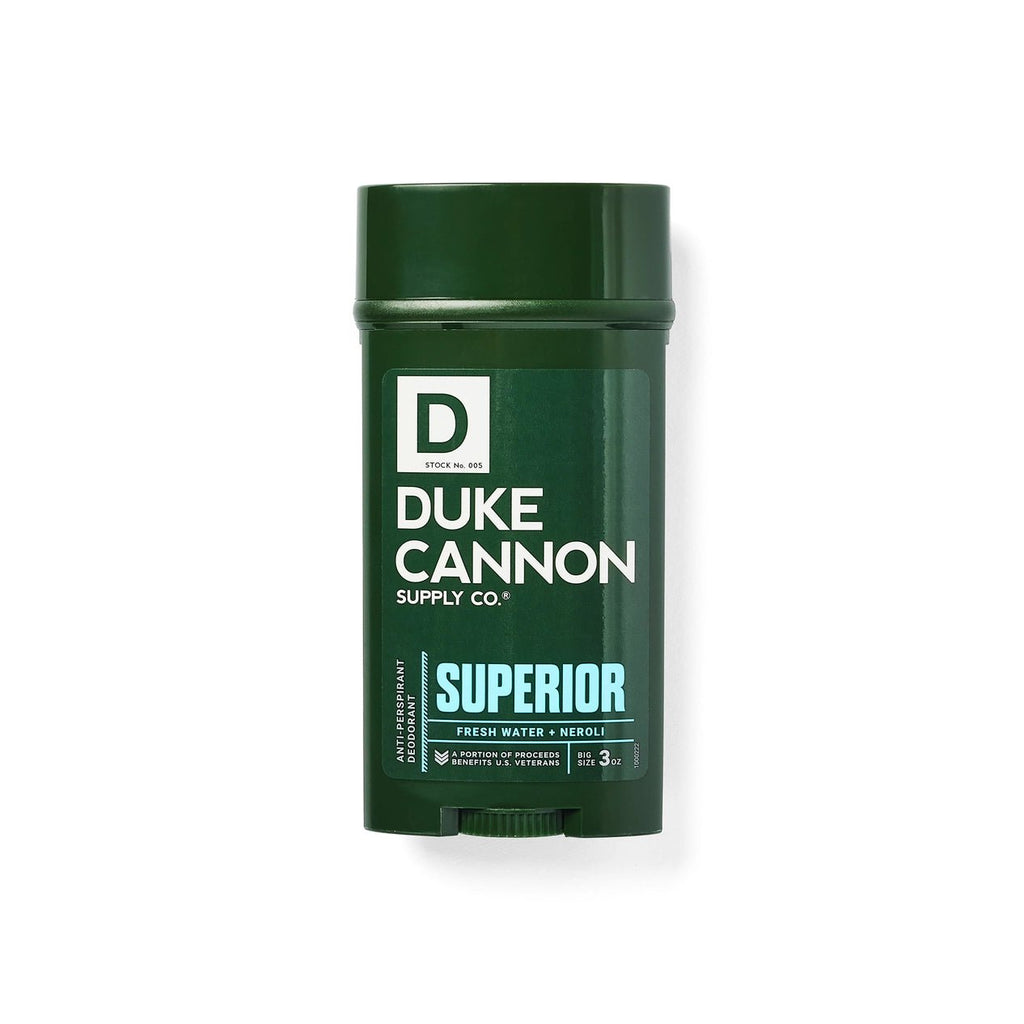 Duke Cannon Antiperspirant Deodorant - Superior - Fresh Water & Neroli - ArchieSoul Men