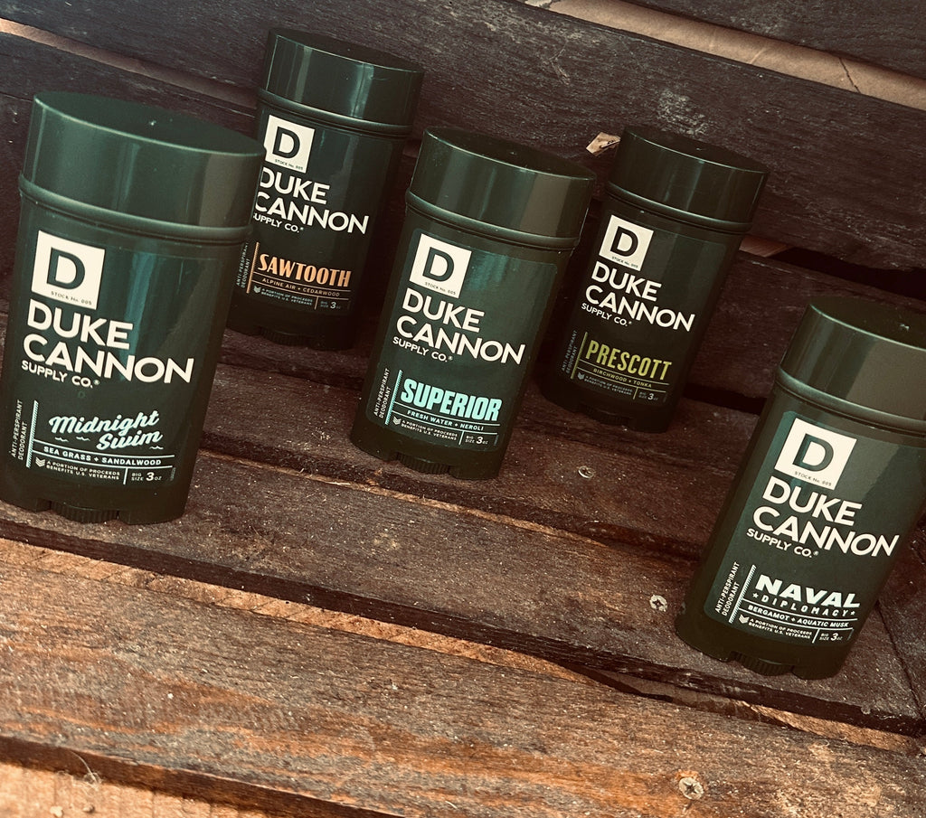 Duke Cannon antiperspirant deodorant