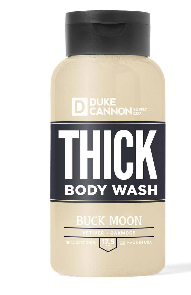 Duke Cannon THICK Body Wash - Buck Moon - Vetiver & Oakmoss - ArchieSoul Men