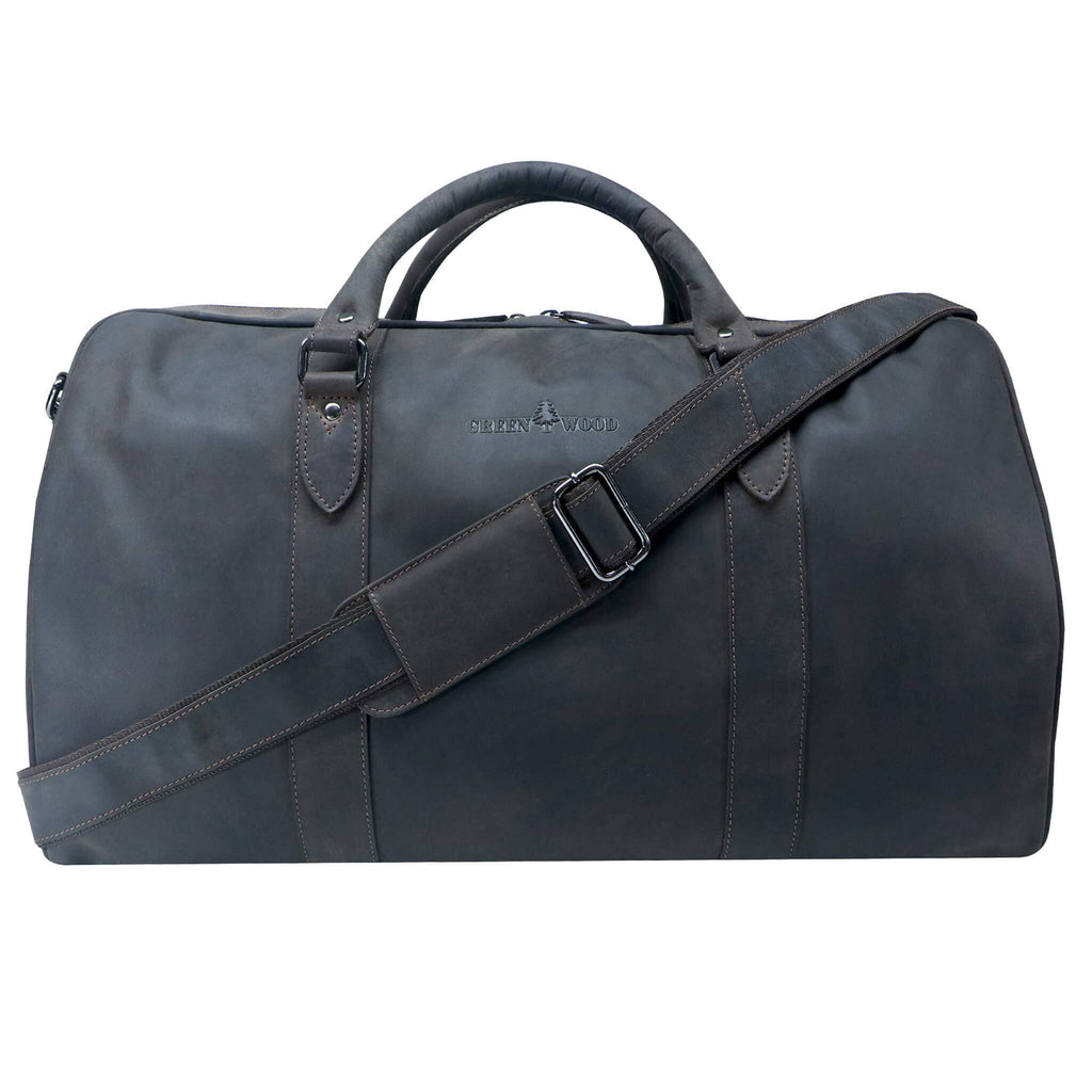 Greenwood "Jacob" Weekender Men Leather Travel / Duffle Bag - ArchieSoul Men