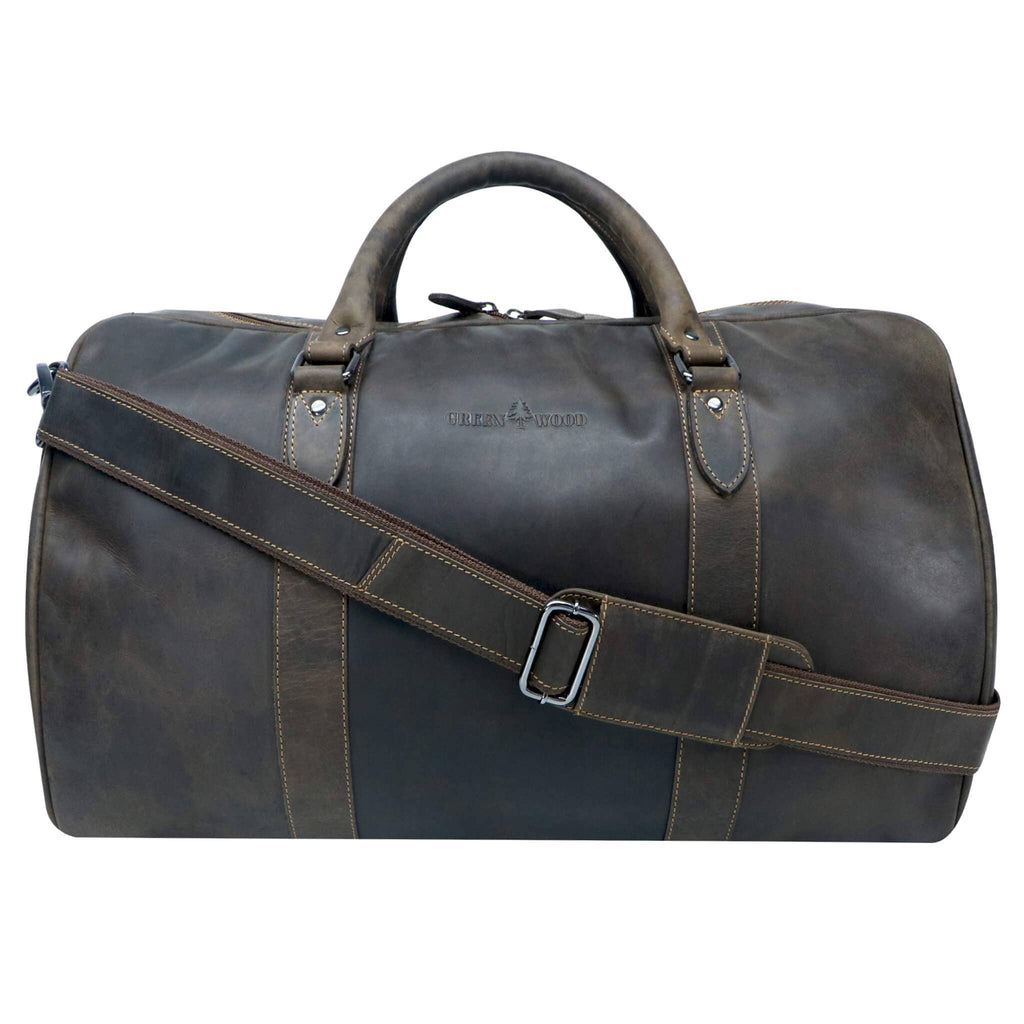 Greenwood "Jacob" Weekender Men Leather Travel / Duffle Bag - ArchieSoul Men