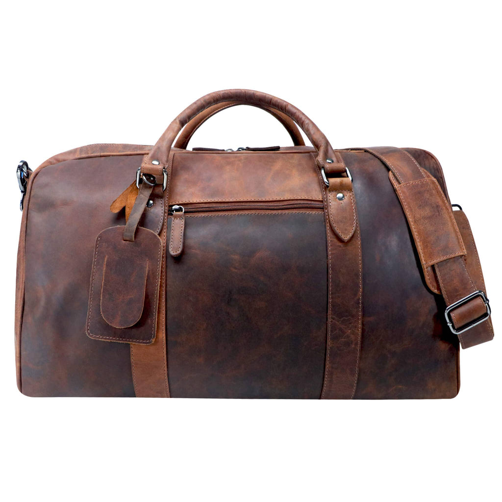 Greenwood "Jacob" Weekender Men Leather Travel / Duffle Bag - ArchieSoul Men