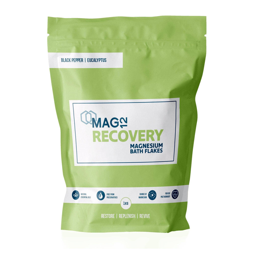 MAG12 Recovery Magnesium Bath Flakes 1kg - By Celtic Wellbeing - ArchieSoul Men