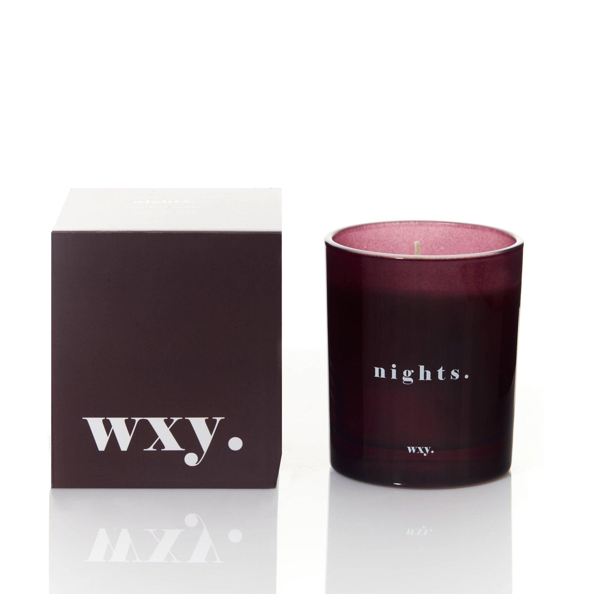 Nights 7oz Scented Candle - Bourbon + Tobacco Leaf - by wxy - ArchieSoul Men