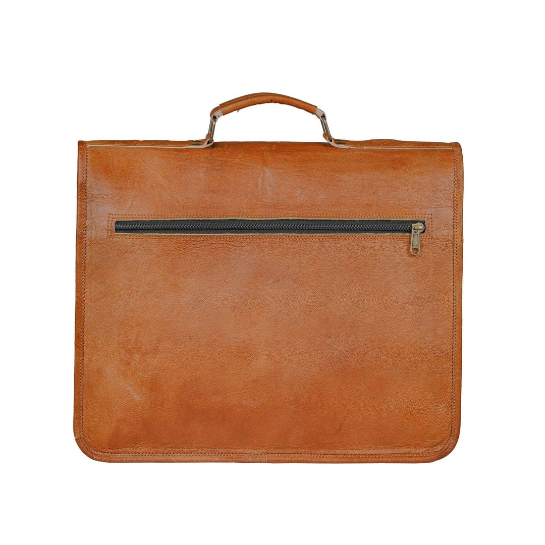 The Classic Gentleman Leather Briefcase - ArchieSoul Men