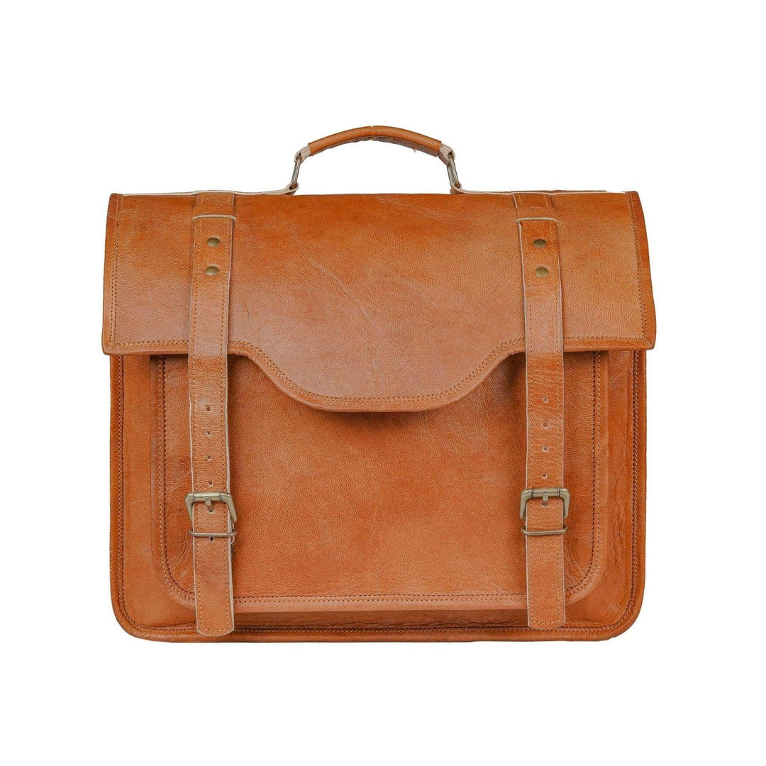 The Classic Gentleman Leather Briefcase - ArchieSoul Men