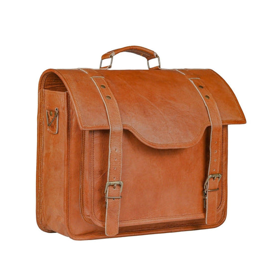 The Classic Gentleman Leather Briefcase - ArchieSoul Men