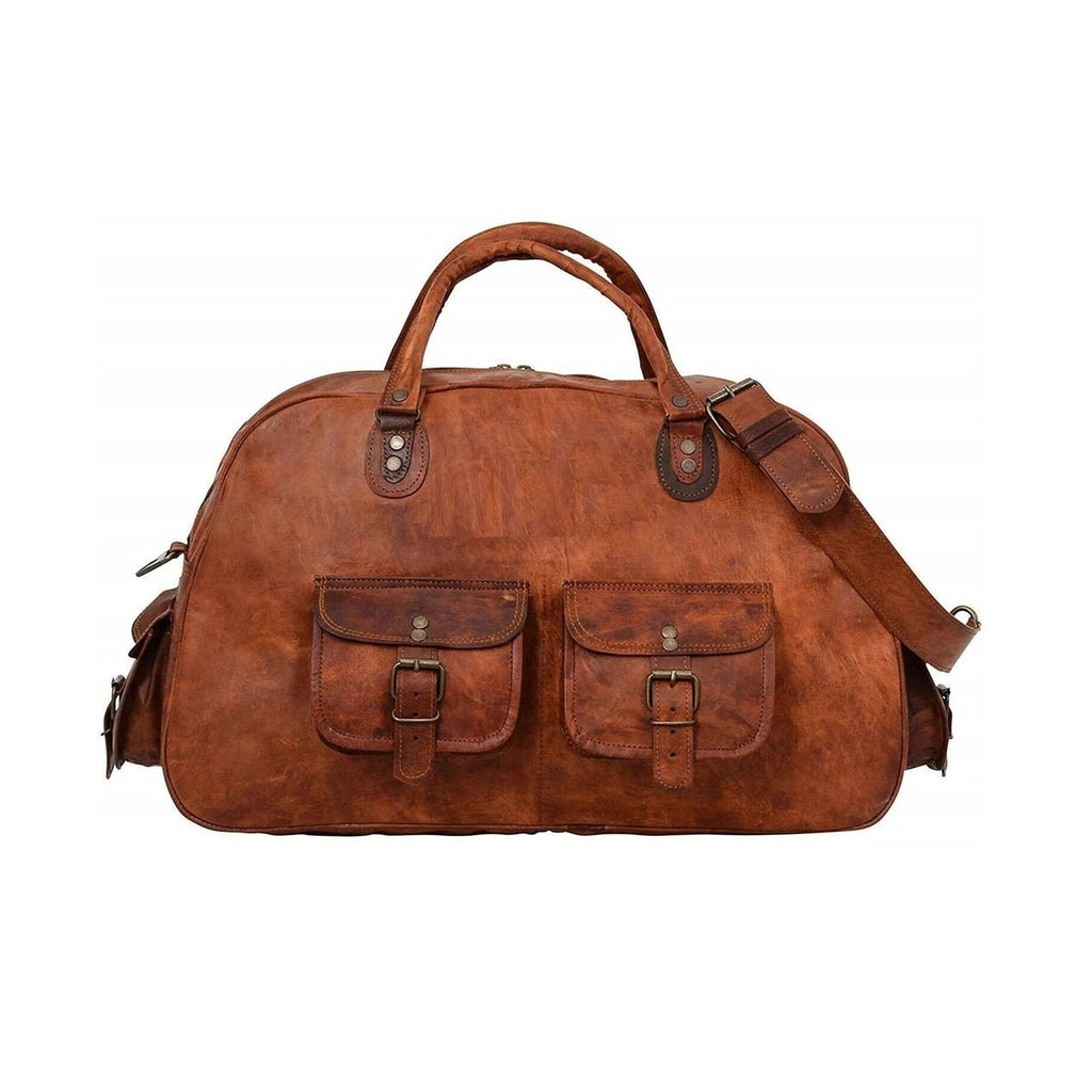 The Hydrus Carry-On Duffel Leather Bag - ArchieSoul Men