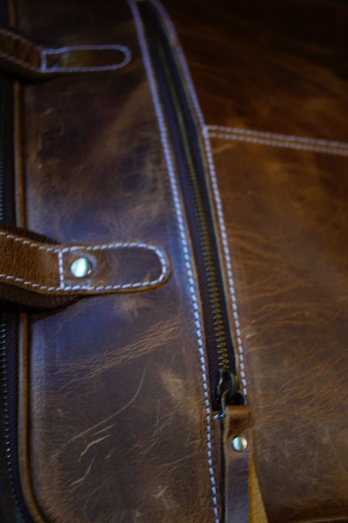 The Madeley Messenger Leather Laptop Bag by ArchieSoul Man - ArchieSoul Men