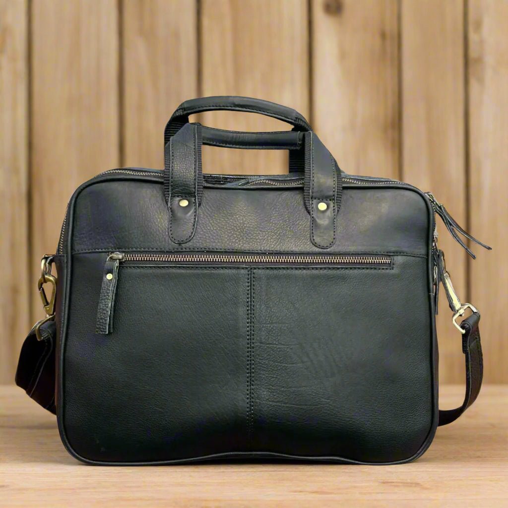 The Madeley Messenger Leather Laptop Bag by ArchieSoul Man - ArchieSoul Men