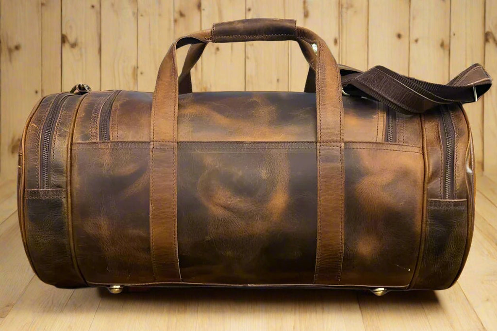 The Shrewsbury - Mens Leather Dufflel / Barrel Bag by ArchieSoul Man - ArchieSoul Men