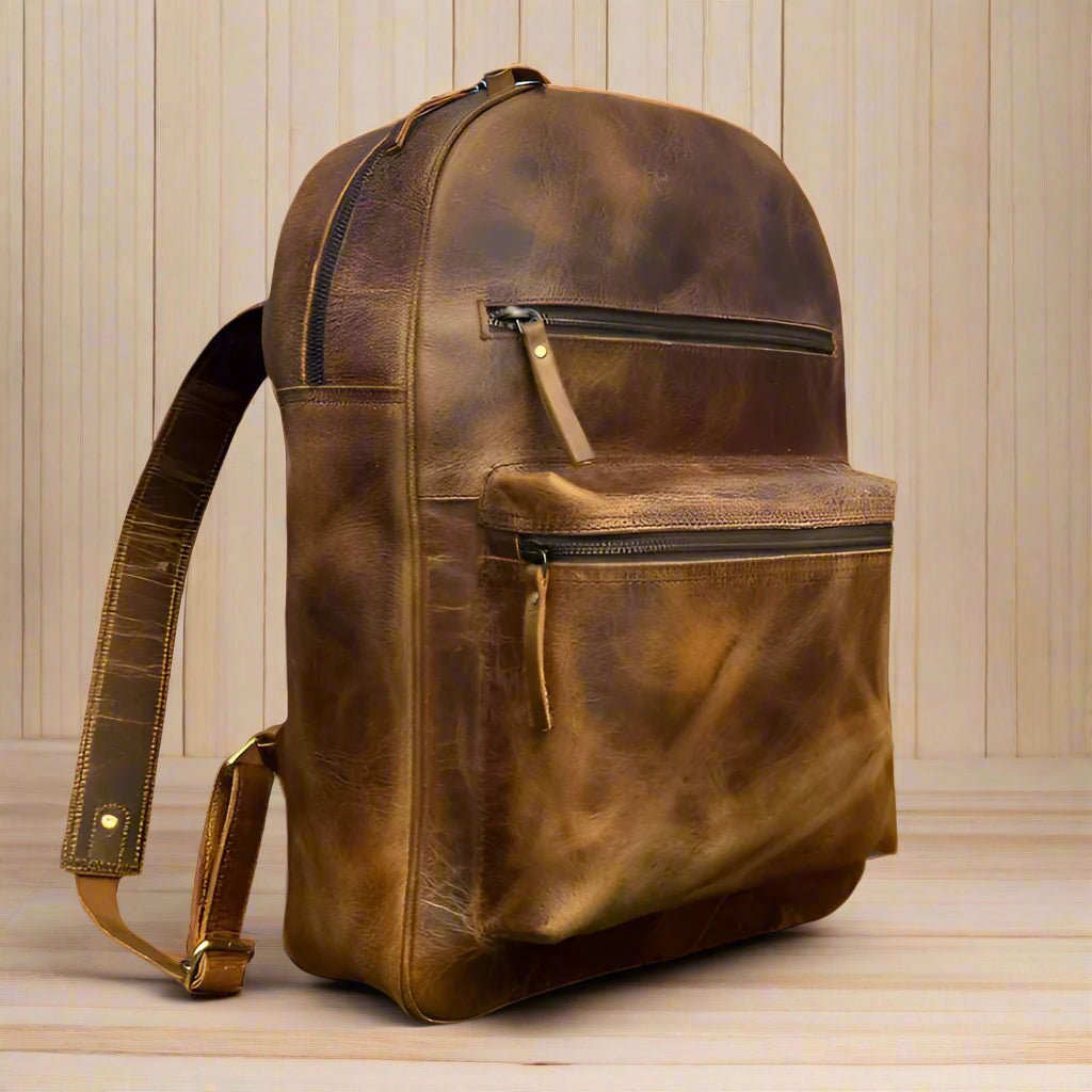 The Wenlock Leather Backpack - Laptop Bag by ArchieSoul Man - ArchieSoul Men