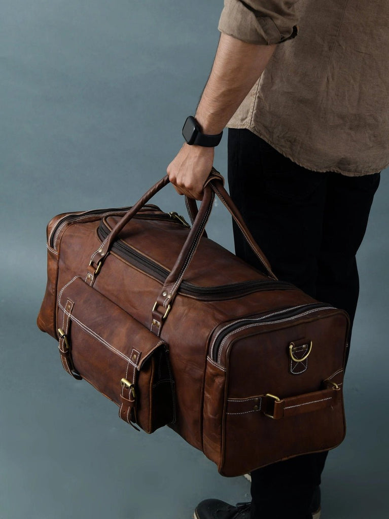 Traveler Weekender Duffle Bag + Free Toiletry Bag - ArchieSoul Men
