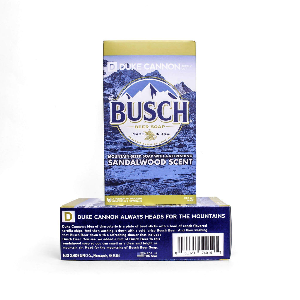 Duke Cannon Busch Beer 10oz Soap - Sandalwood - ArchieSoul Men