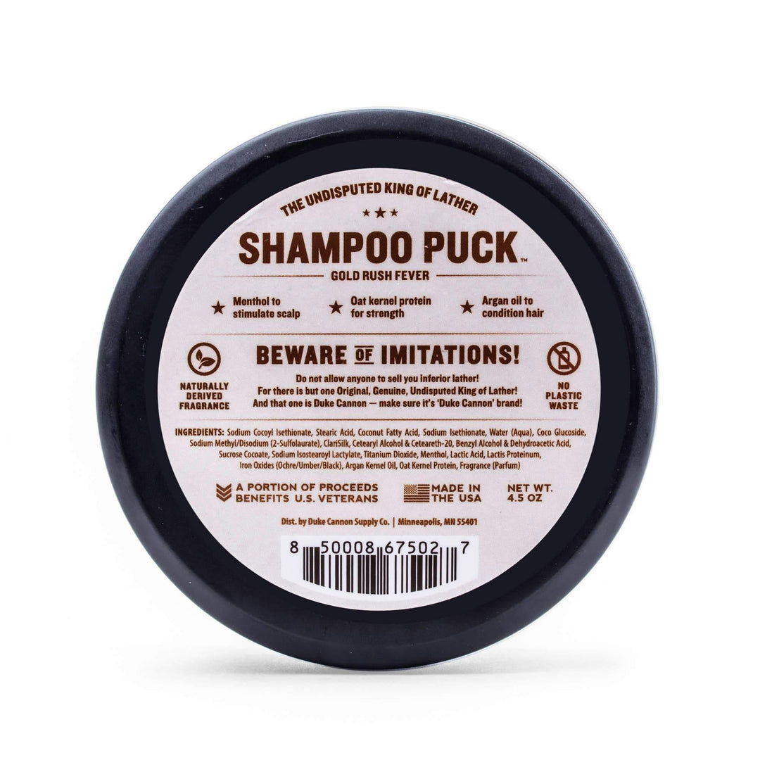 Duke Cannon Shampoo Puck GOLD Rush - ArchieSoul Men