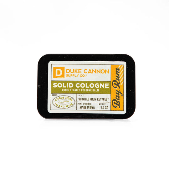 Duke Cannon Solid Cologne Bay Rum - Citrus Musk - Cedarwood - ArchieSoul Men