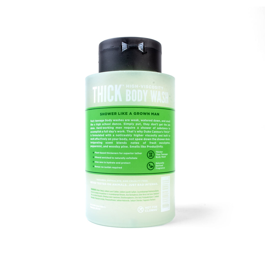 Duke Cannon THICK High-Viscosity Body Wash - Productivity - ArchieSoul Men