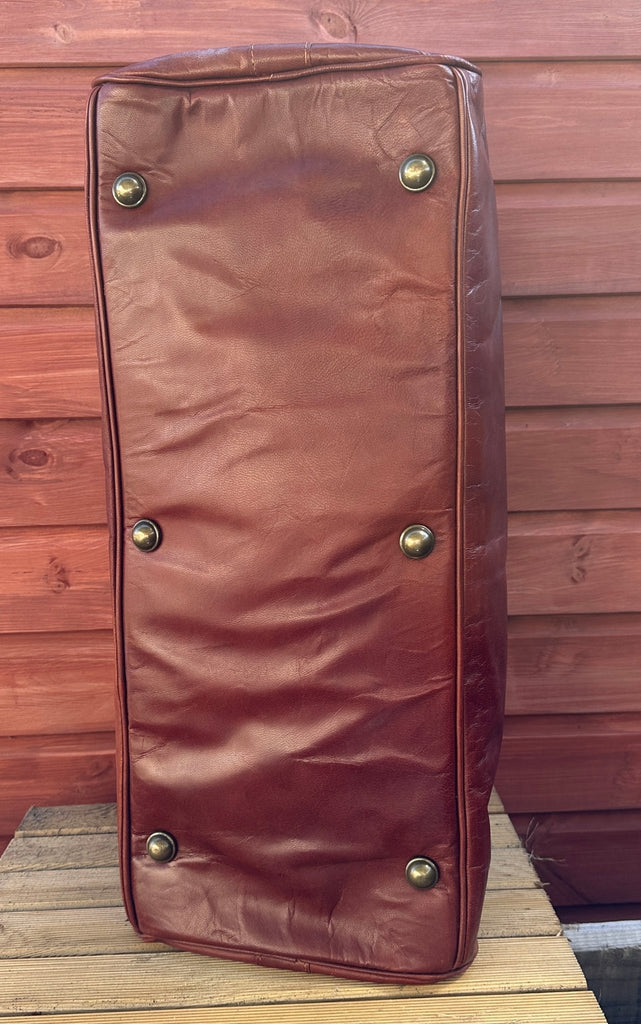 Genuine Leather Duffle Gym Bag + Free Buffalo Leather Wallet & Duke Cannon Soap - ArchieSoul Men