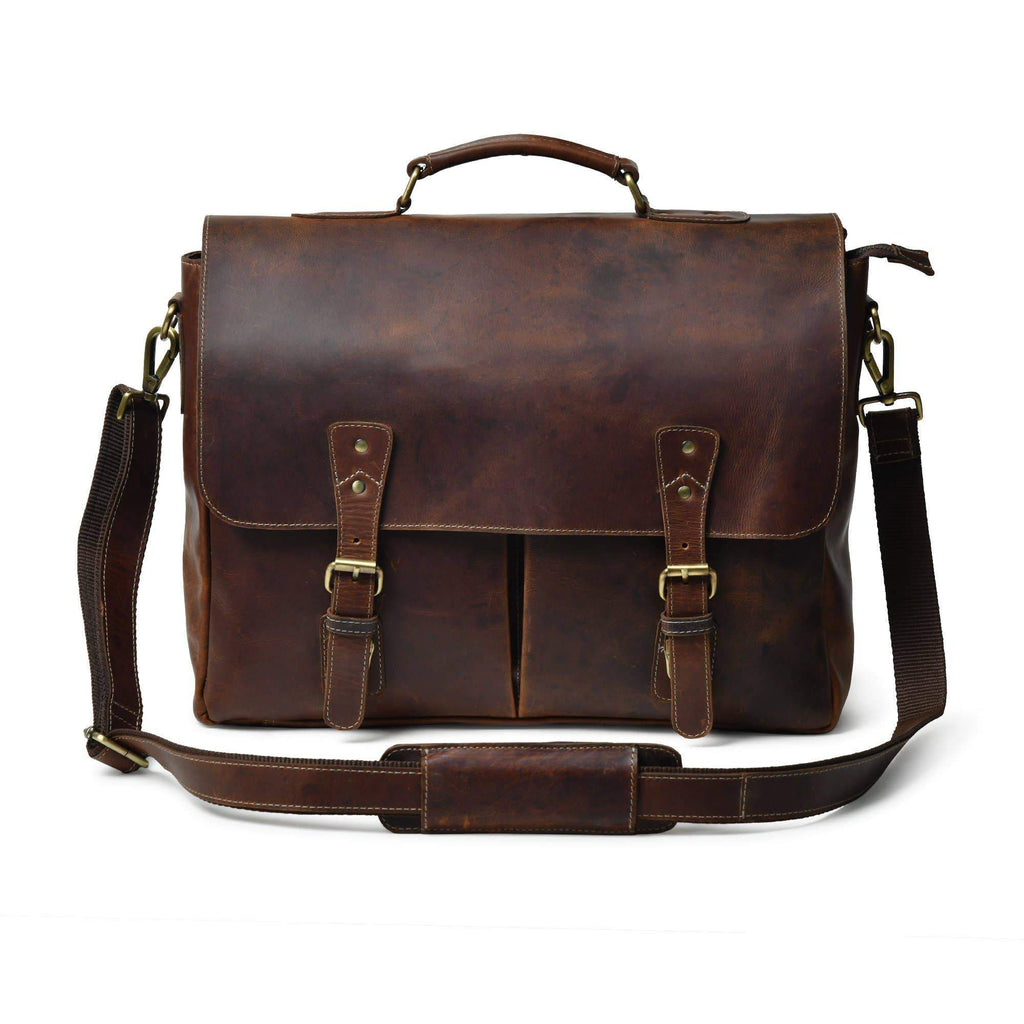 The Abai Messenger - Leather Bag by Dotch Leather + Free Duke Cannon S ...